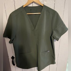 Figs Casma Three-Pocket Scrub Top Limited Edition Moss XXL